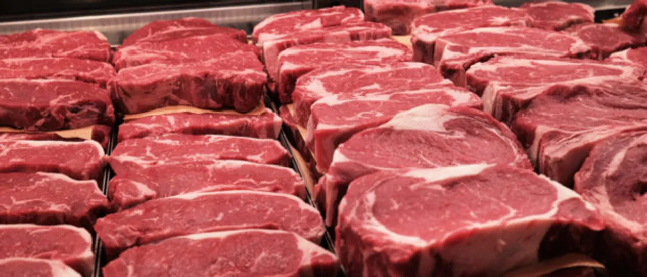 NEW YORK, NEW YORK - MAY 12: Steaks are displayed at a grocery store on May 12, 2022 in New York City. Prices of clothing, food, gas and cars are just a few of the items that are hitting Americans' pocketbooks despite historically low unemployment. Giving hope to economists, some key inflation indicators have finally begun to slow in April. (Photo by Spencer Platt/Getty Images)