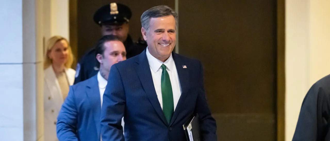 John Ratcliffe, Director of the Central Intelligence Agency (CIA), arrives for a meeting with Congressional leadership on the military strikes against drug boats in the Caribbean, on Capitol Hill in Washington, DC, December 9, 2025. (Photo by SAUL LOEB / AFP via Getty Images)