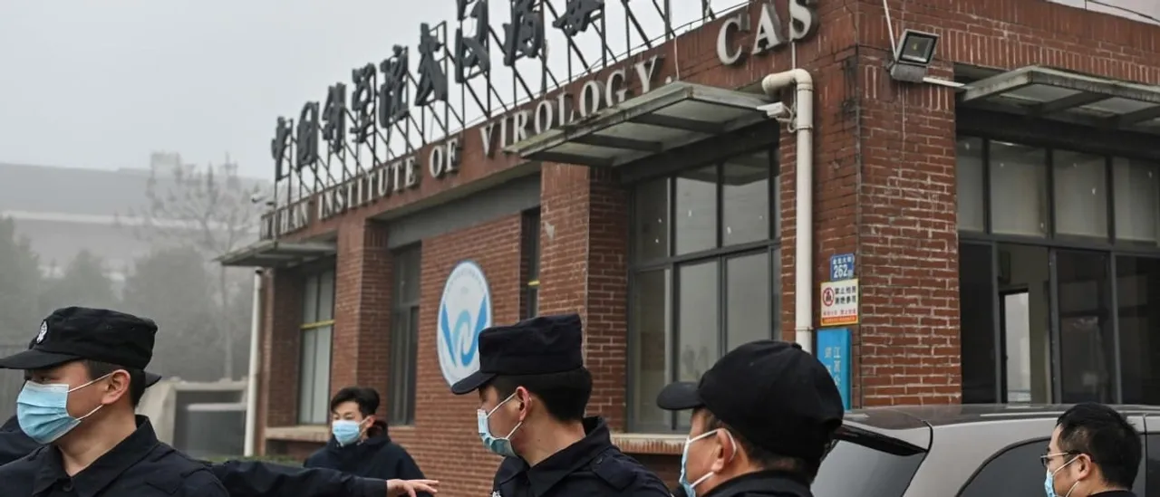 Members of the World Health Organization team investigating the origins of the COVID-19 coronavirus arrive at the Wuhan Institute of Virology. Wuhan, China February 3, 2021.