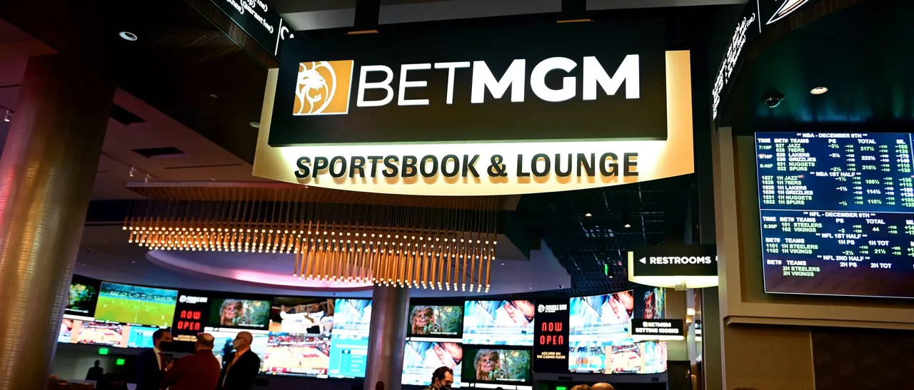 OXON HILL, MARYLAND - DECEMBER 09: MGM National Harbor, Governor Larry Hogan and Joe Theismann launch sports betting in Maryland with BETMGM at MGM National Harbor on December 09, 2021 in Oxon Hill, Maryland. (Photo by Shannon Finney/Getty Images for MGM National Harbor)