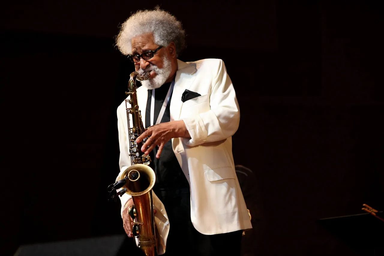CHICAGO - AUGUST 28: Jazz saxophonist Sonny Rollins performs during the 30th Annual Chicago Jazz Festival at Millennium Park's Pritzker Pavilion in Chicago, Illinois on August 28, 2008. (Photo By Raymond Boyd/Michael Ochs Archives/Getty Images)