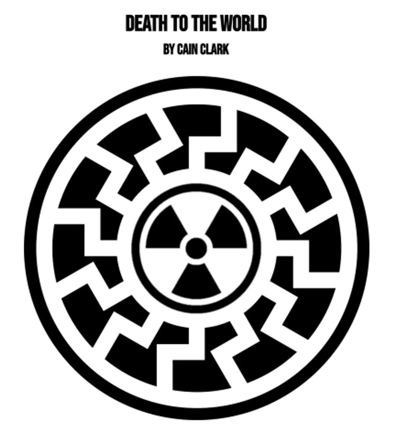 A suspected manifesto of gunmen who attacked the Islamic Center of San Diego on May 18, 2026, declares "Death To The World." (Screenshot/Daily Caller News Foundation)