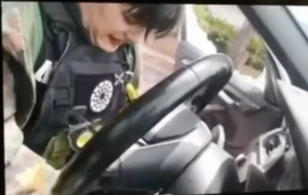 A clip from the alleged video of the San Diego mosque shooting obtained by the Daily Caller.