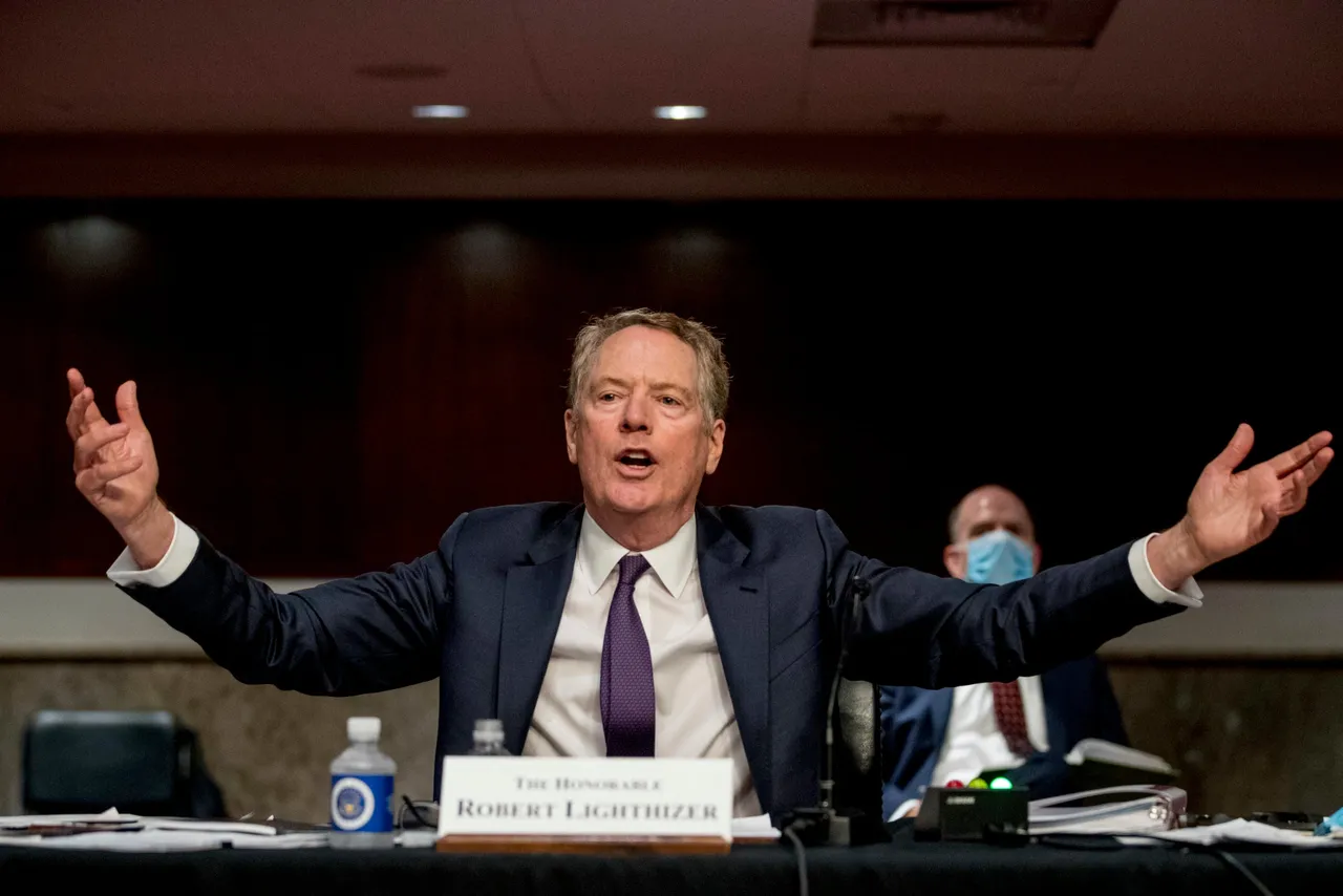U.S. Trade Representative Robert Lighthizer speaks at a Senate Finance Committee hearing on U.S. trade on Capitol Hill, on June 17, 2020, in Washington DC. (Photo by Andrew Harnik-Pool/Getty Images)