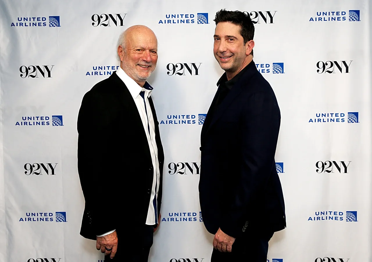 NEW YORK, NEW YORK - JUNE 08: James Burrows (L) and David Schwimmer attend a conversation at The 92nd Street Y, New York on June 08, 2022 in New York City. (Photo by Dominik Bindl/Getty Images)