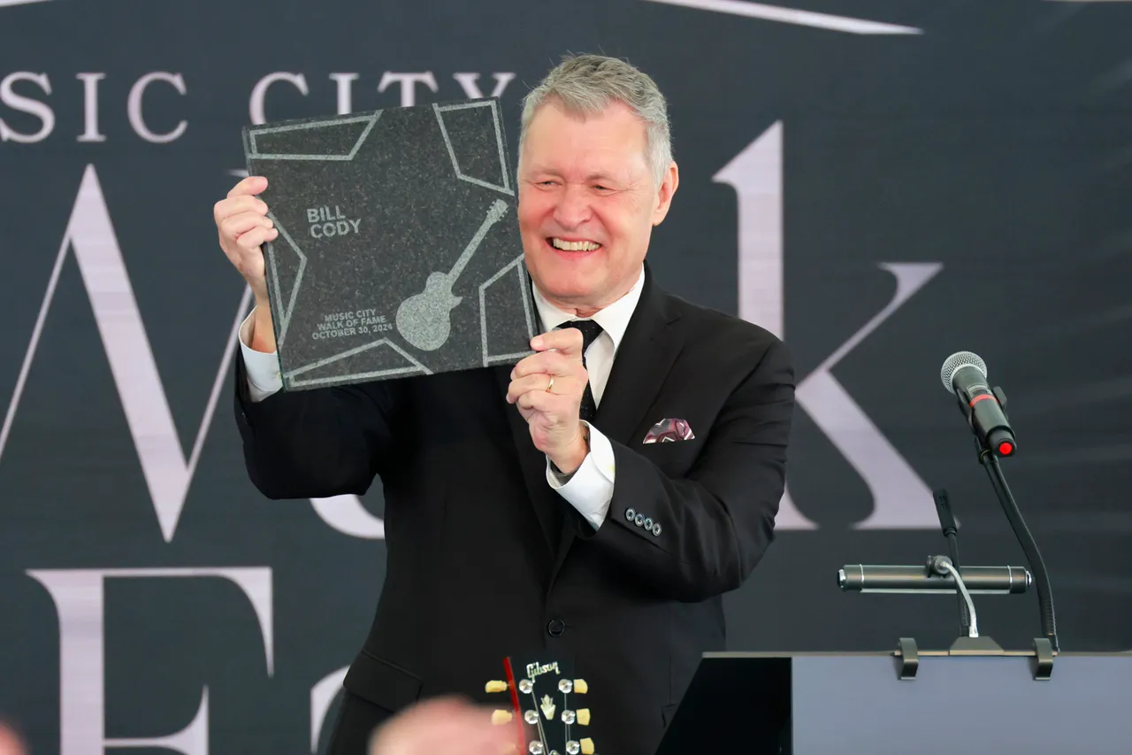 NASHVILLE, TENNESSEE - OCTOBER 30: Bill Cody speaks onstage during the 2024 Music City Walk of Fame Induction ceremony at Music City Walk of Fame on October 30, 2024 in Nashville, Tennessee. (Photo by Jason Kempin/Getty Images)