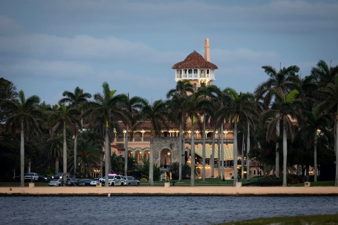 Lights shine from the Mar-a-Lago Club, President-elect Donald Trump's Florida residence on January 11, 2025 in Palm Beach, Florida. (Photo by Scott Olson/Getty Images)