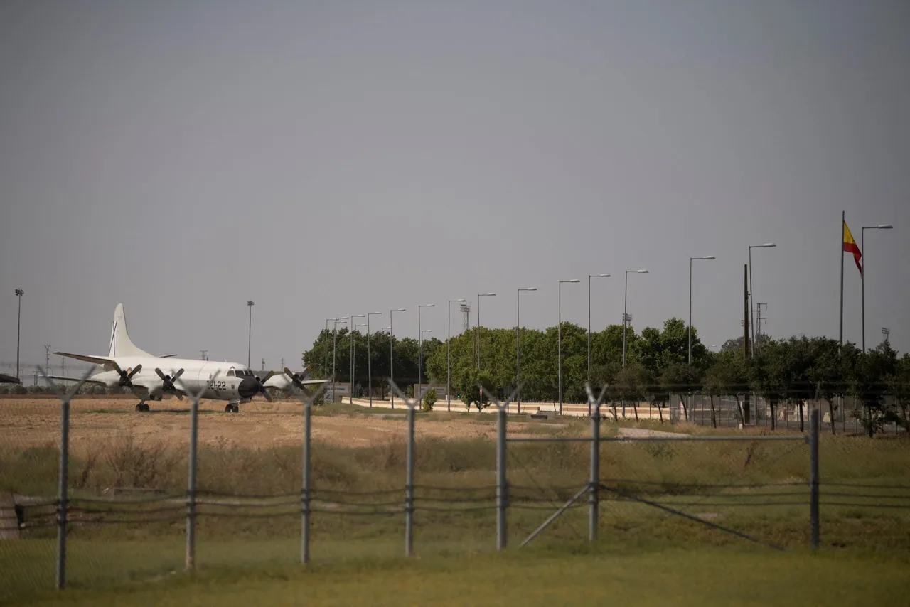 A picture taken on June 17, 2025 shows a view of the US-Spanish aerial base in Moron de la Frontera. (Photo by JORGE GUERRERO/AFP via Getty Images)