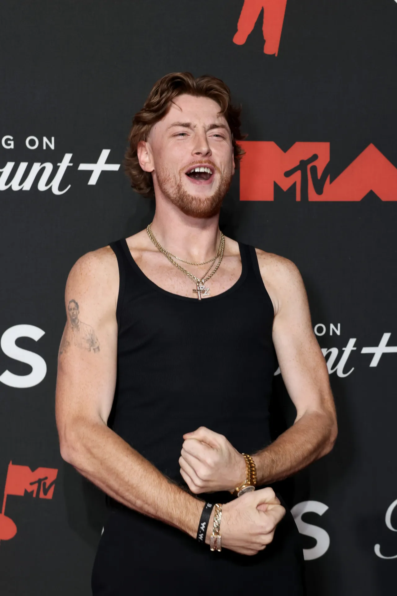 ELMONT, NEW YORK - SEPTEMBER 07: Bailey Zimmerman attends the 2025 MTV Video Music Awards at UBS Arena on September 07, 2025 in Elmont, New York. (Photo by Catherine Powell/Getty Images for MTV)