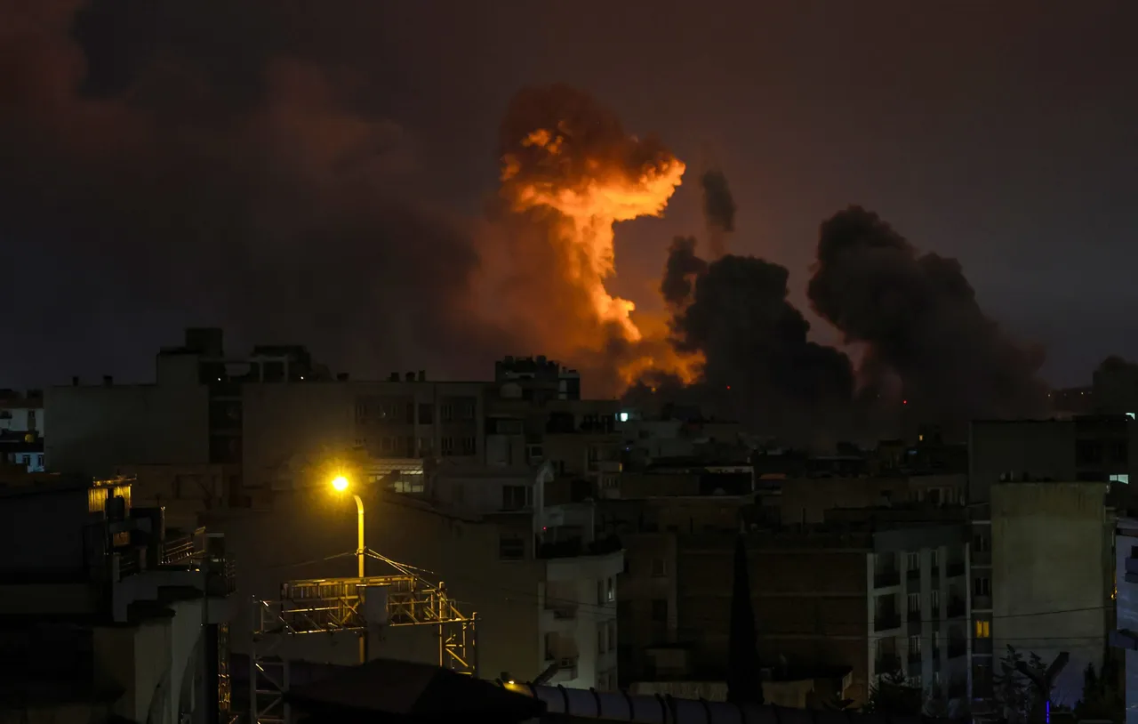 A large plume of smoke rises over Tehran after explosions were reported in the city during the night on March 28, 2026 in Tehran, Iran. The United States and Israel continued their joint attack on Iran that began on February 28. (Photo by Getty Images)