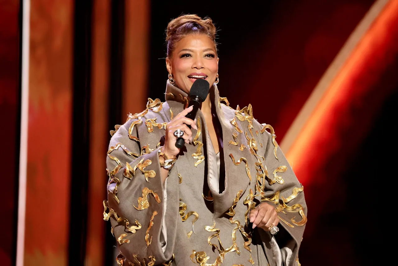 NEW YORK, NEW YORK - JUNE 07: Queen Latifah speaks onstage during The 79th Annual Tony Awards at Radio City Music Hall on June 07, 2026 in New York City. (Photo by Theo Wargo/Getty Images for Tony Awards Productions)