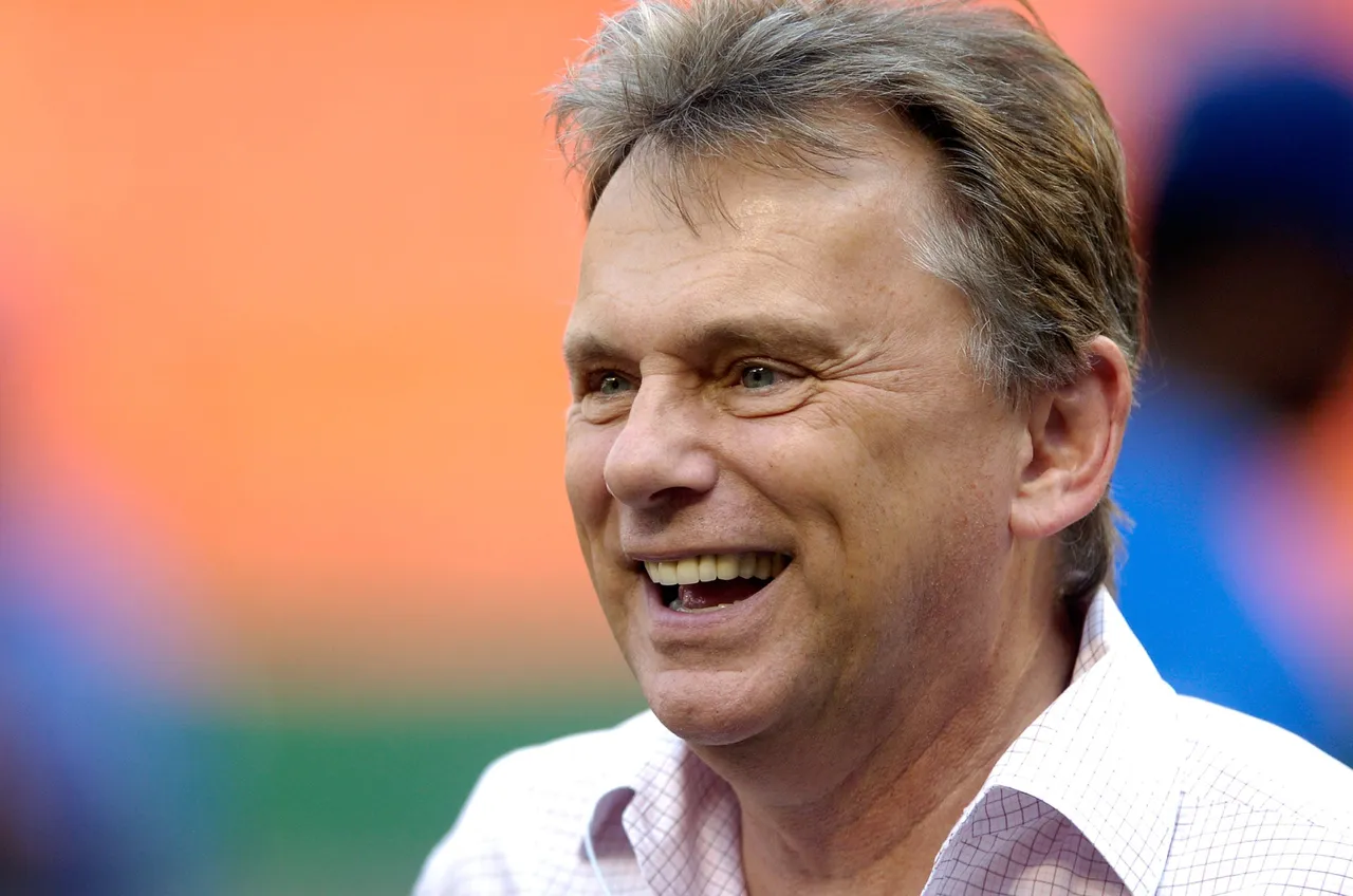 WASHINGTON - MAY 31: Wheel of Fortune host Pat Sajak on the field before the game between the Los Angeles Dodgers and the Washington Nationals at RFK Stadium May 31, 2007 in Washington, DC. (Photo by Greg Fiume/Getty Images)