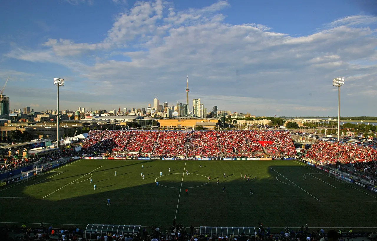  Fans attend the 2008 Pepsi MLS All-Star Game between the MLS All-Stars and West Ham United at BMO Field July 24, 2008 in Toronto, Canada. (Photo by Mike Lawrie/Getty Images)