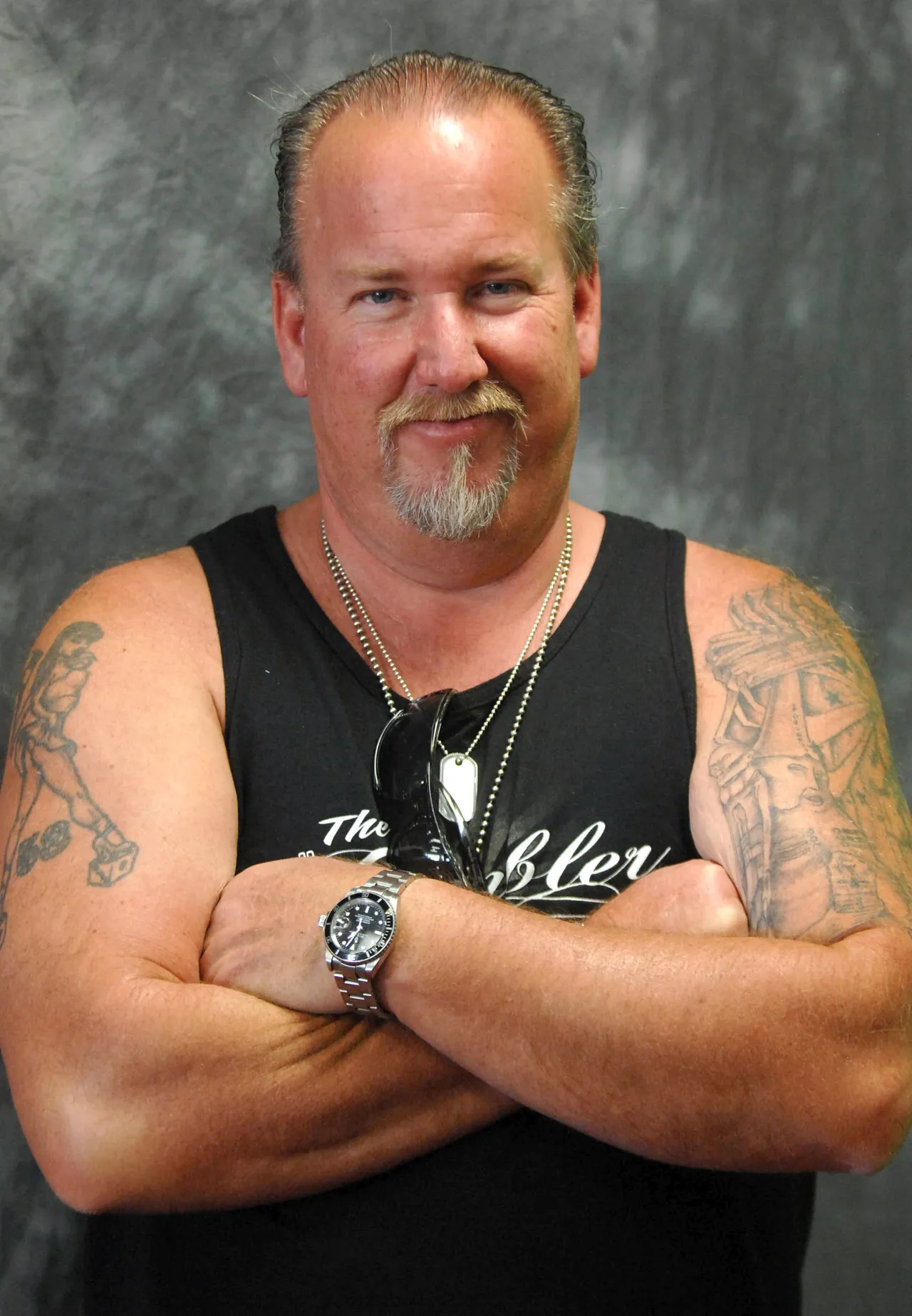 TUSTIN, CA - MARCH 03: Reality star Darrell Sheets participates in Jarrod Schultz & Brandi Schultz's 2nd Year Of Storage Wars Party held at Now & Then Thrift Store on March 3, 2012 in Tustin, California. (Photo by Albert L. Ortega/Getty Images)