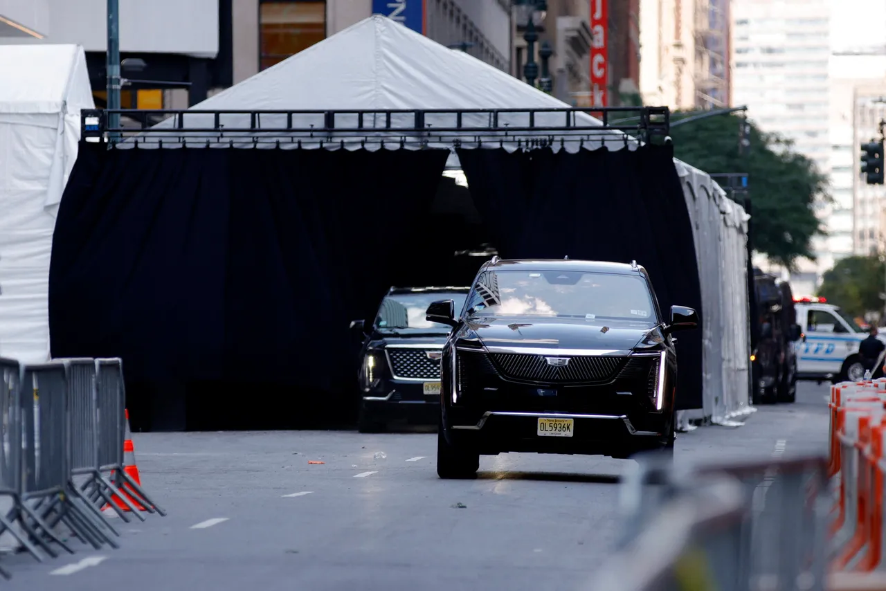 Cars leave Madison Square Garden, the reported venue for the wedding celebrations of pop singer Taylor Swift and pro-athlete Travis Kelce, in New York City on July 3, 2026. Swift and Kelce's official wedding plans are tightly under wraps, but New York is bracing to host the celebrity marriage of the year this week at Madison Square Garden. The wedding will reportedly take place Friday with a star-studded guest list of around 1,000, including models Gigi Hadid and Cara Delevingne, singer Selena Gomez, and actress Zoe Kravitz -- all known to be close Swift pals -- and Kelce's Kansas City Chiefs teammates. (Photo by Leonardo MUNOZ / AFP via Getty Images)