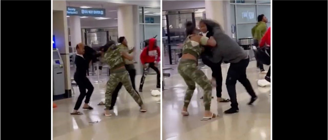 WATCH: People Get In A Massive Brawl At The Minneapolis−Saint Paul International Airport In Crazy Viral Video