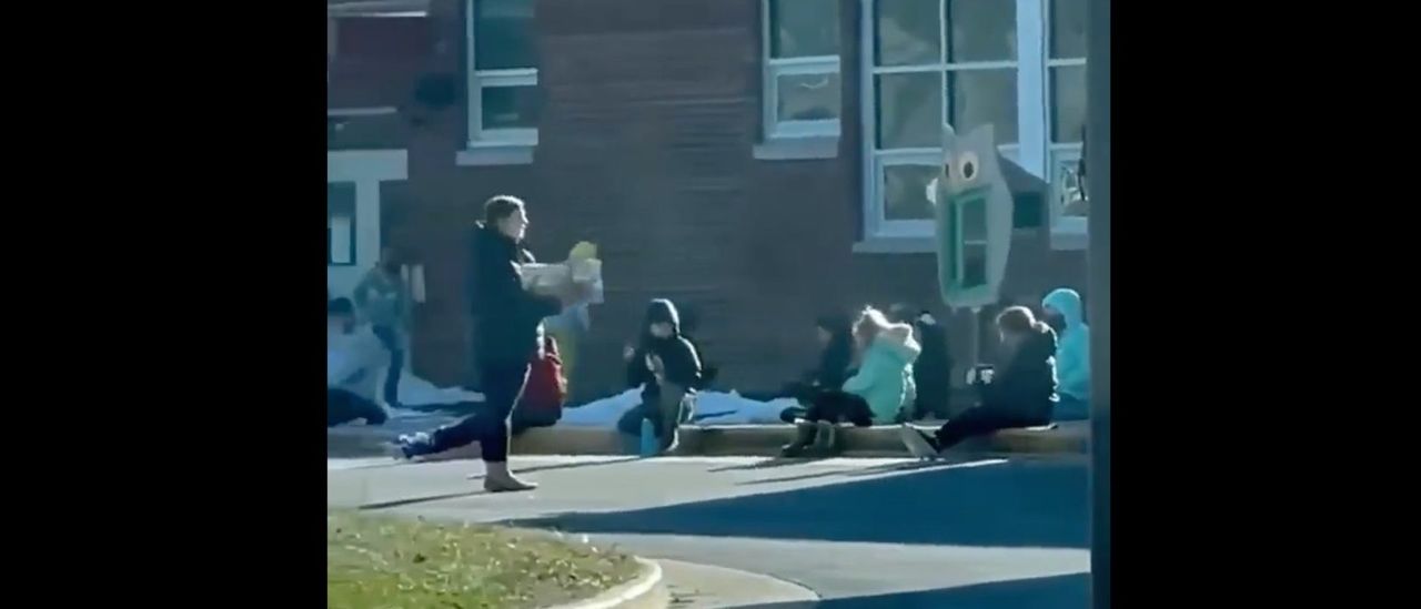 Video Appears To Show Fairfax County Elementary Schoolers Learning Outside In Below Freezing Temps