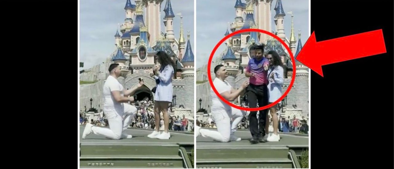 Disney Employee Stops Marriage Proposal In Absurd Viral Video