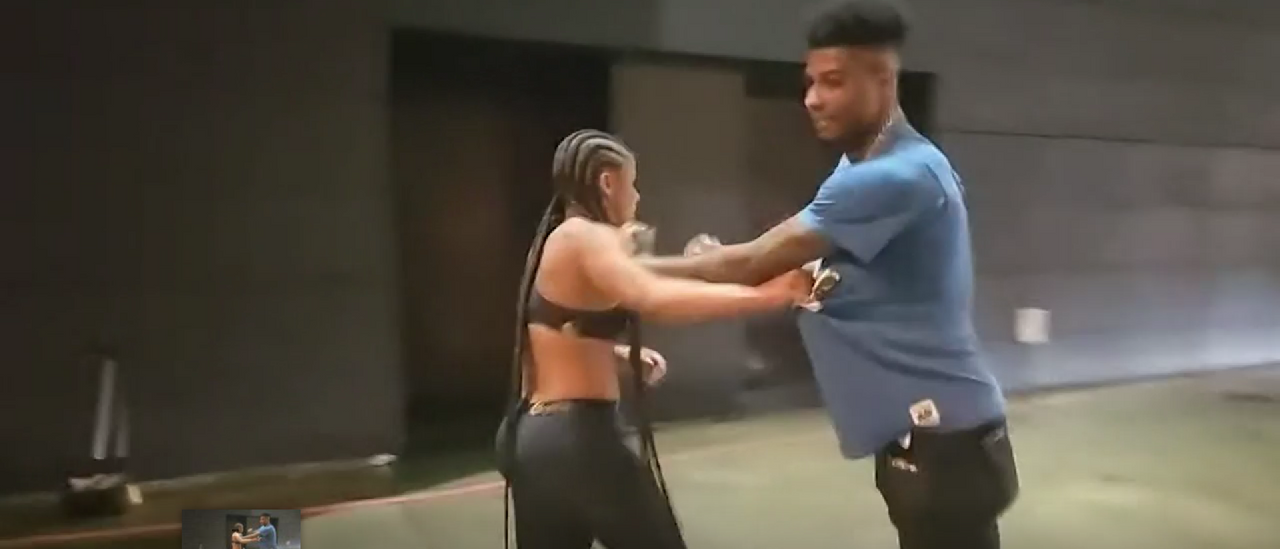 WATCH: A Lovers’ Quarrel Between Two Rappers Results In A Wild Street Fight