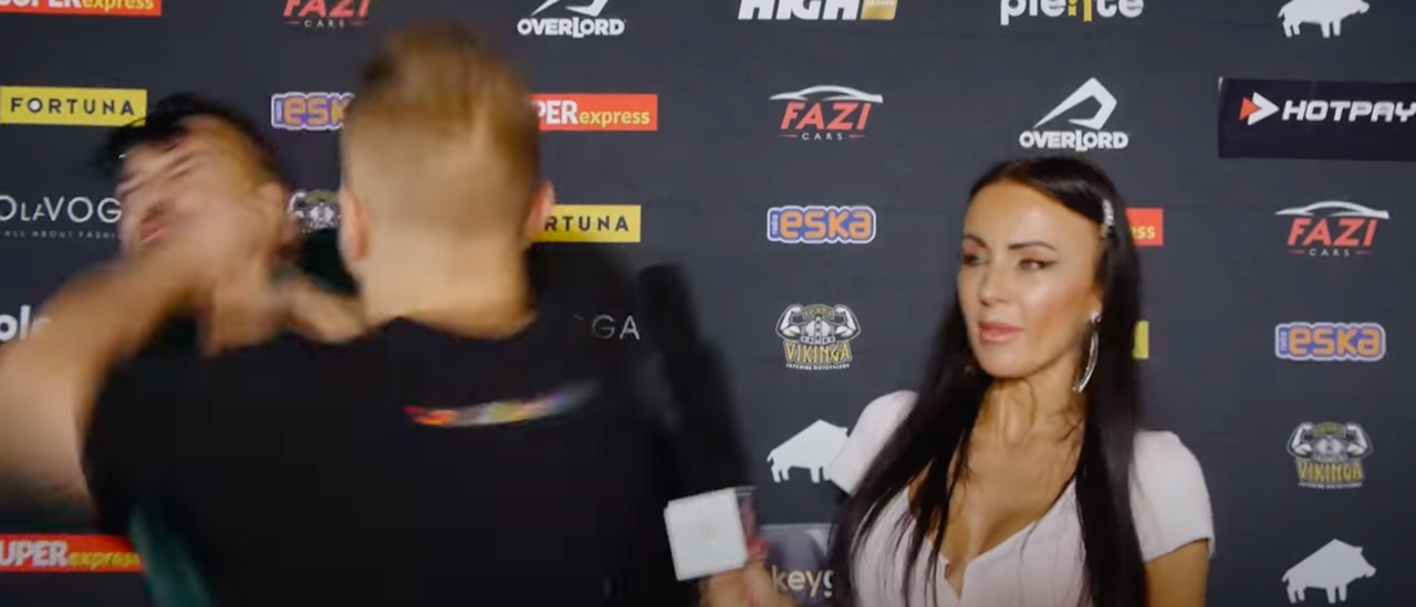 WATCH: MMA Star Brutally Sucker Punches YouTube Star Mid-Interview
