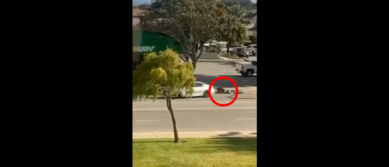 Video Shows Driver Running Over Man, Dragging Him Across Street As High School Students Watch