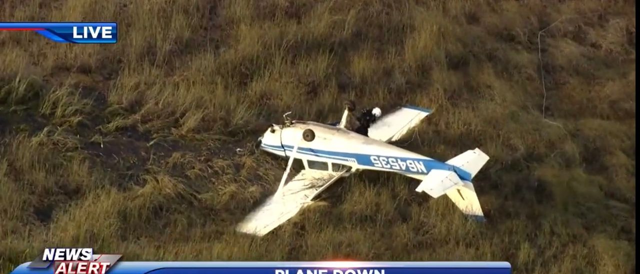 Plane Crash Lands, Flips Over In Everglades