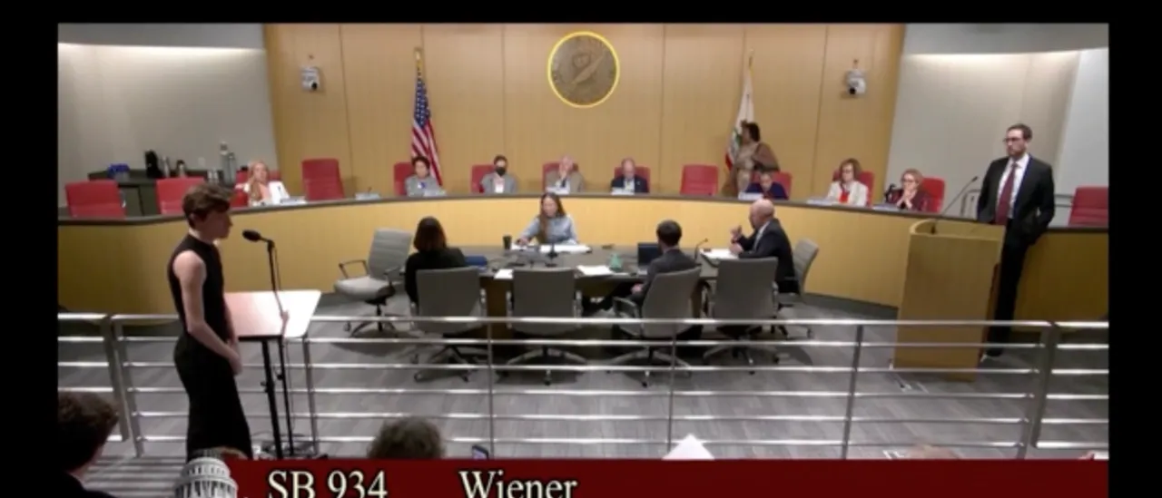 California’s Most Degenerate Lawmaker Listens Stone-Faced As Man Describes Horrors Of Minor Trans Procedures