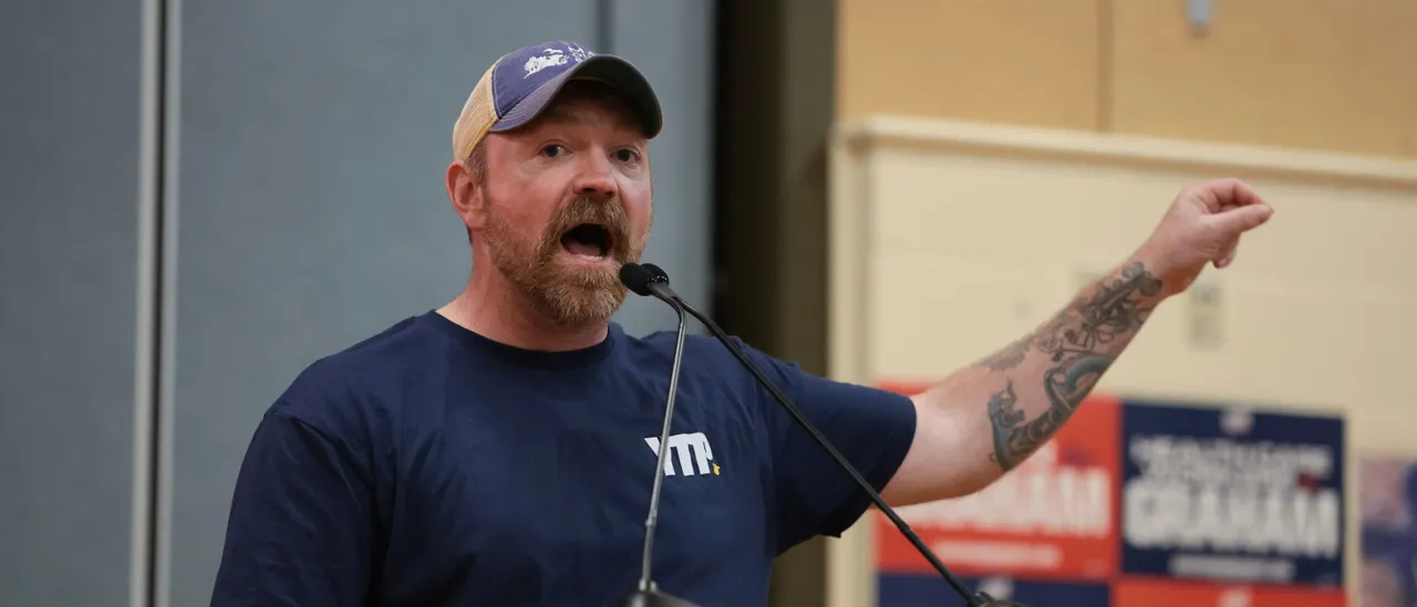 Nazi Tattoo Guy Graham Platner Bird-Dogged Over Public Masturbation Social Media Posts