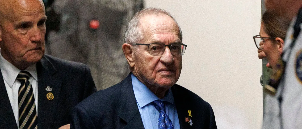 Alan Dershowitz Gets Called Before House Oversight Epstein Probe