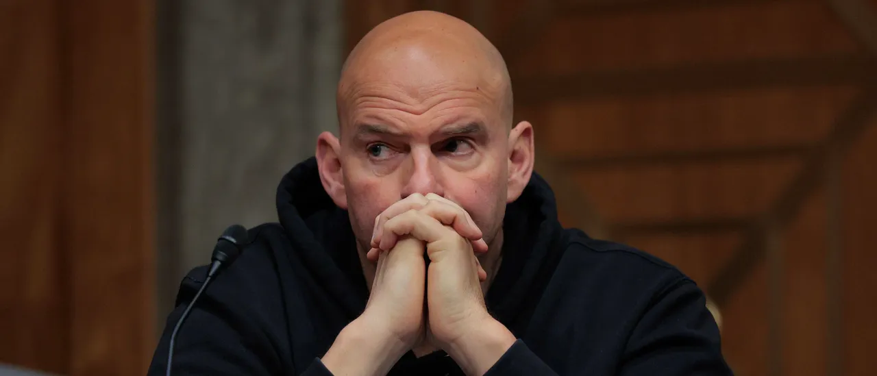 John Fetterman Says He'll Start Wearing Suits If Graham Platner Proves He Didn't Send 'D*ck Pics' To Minors