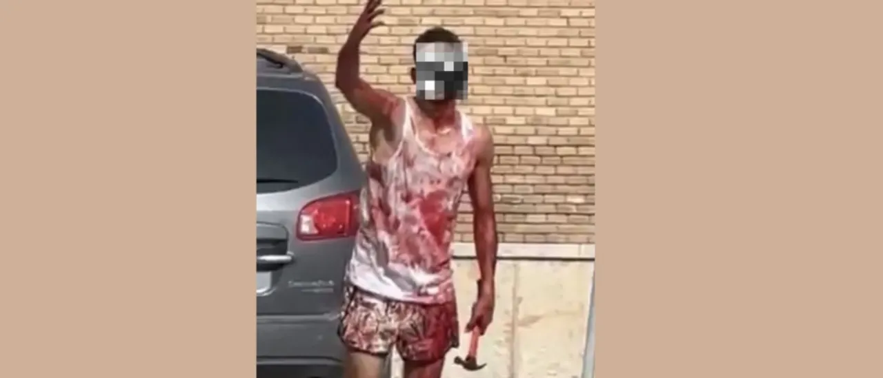 GRAPHIC: North African Migrant Drenched In Blood After Bashing Neighbor’s Head In With Hammer