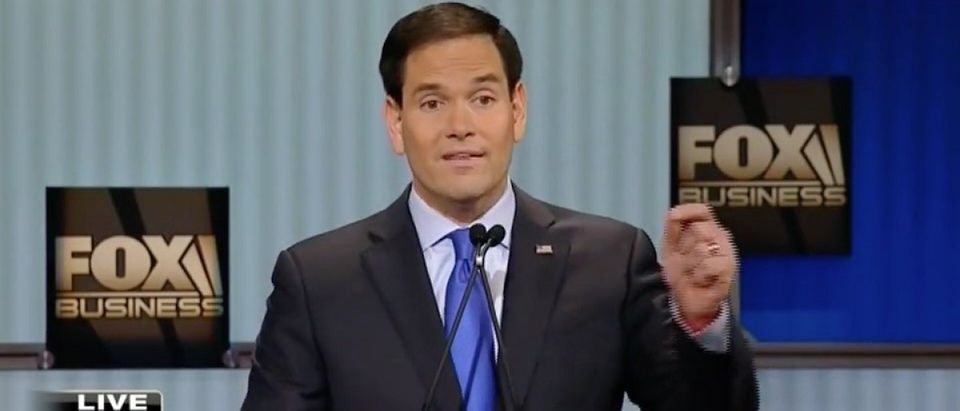Rubio: 'The Second Amendment Is Not An Option' (screenshot: Fox Business)