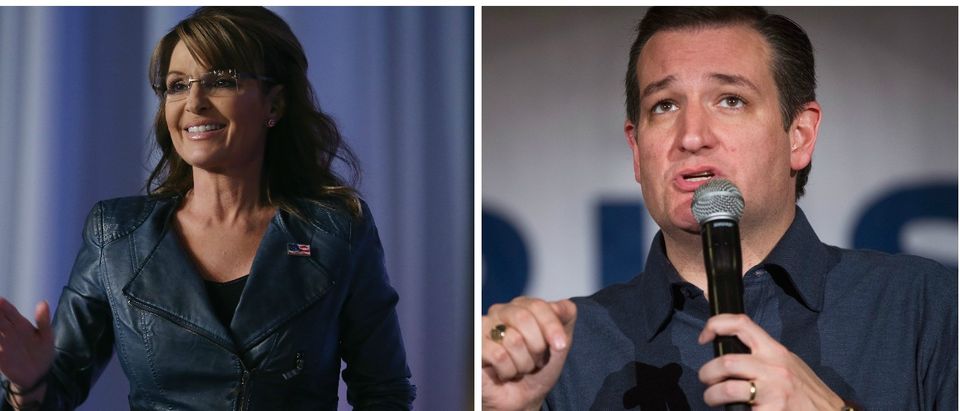 Ted Cruz Walks Back Campaign's Critical Comments Of Sarah Palin [images via Getty]
