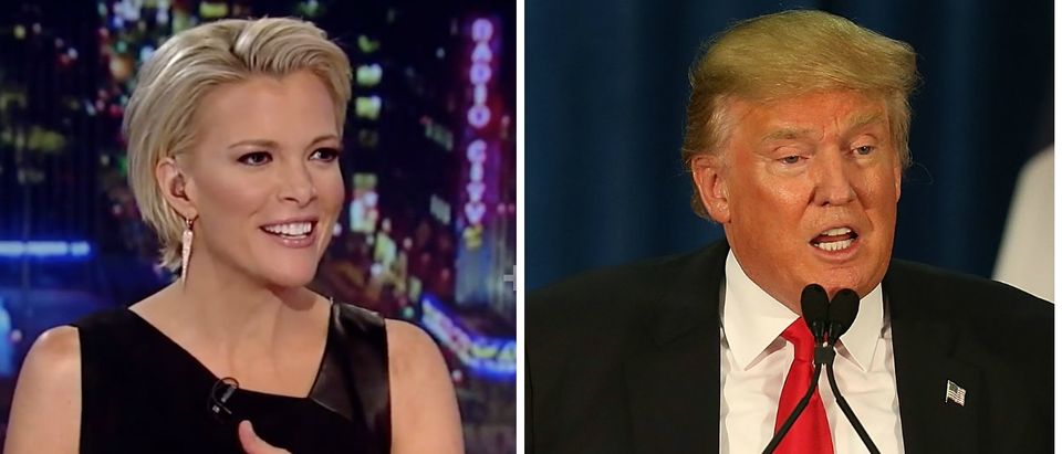 Trump Campaign Manager Megyn Kelly Is 'Completely Obsessed' With Donald Trump [images via Fox News and Getty]