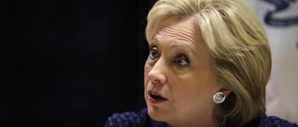 Hillary Clinton talks to the Des Moines Register, Jan. 21, 2016. (Youtube screen grab)