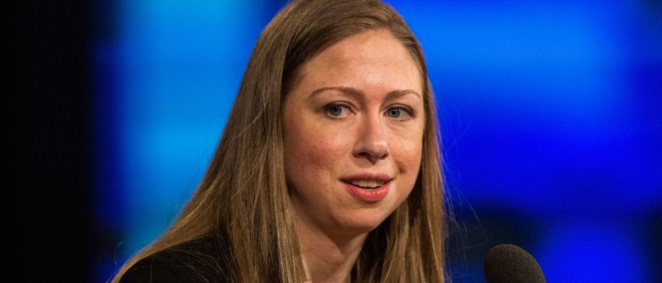 Chelsea Clinton speaks at the Clinton Global Initiative' closing session on September 29, 2015 in New York City