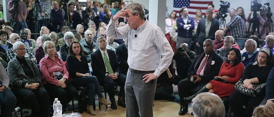 Jeb Begs Low-Energy Crowd -- 'Please Clap' (Getty Images)