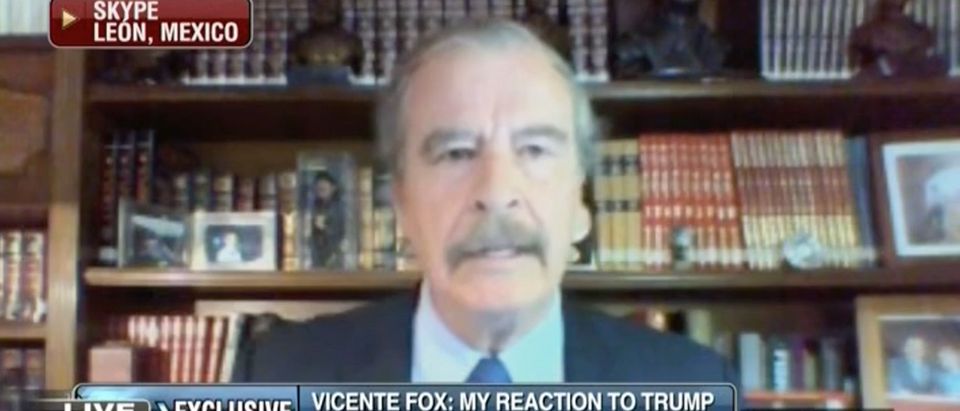 Vicente Fox, Screen shot Fox Business Network, 2-26-2016