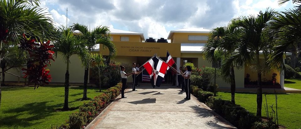 Cigar Family Foundation School, Health Center Entrance in Bonao, Dominican Republic