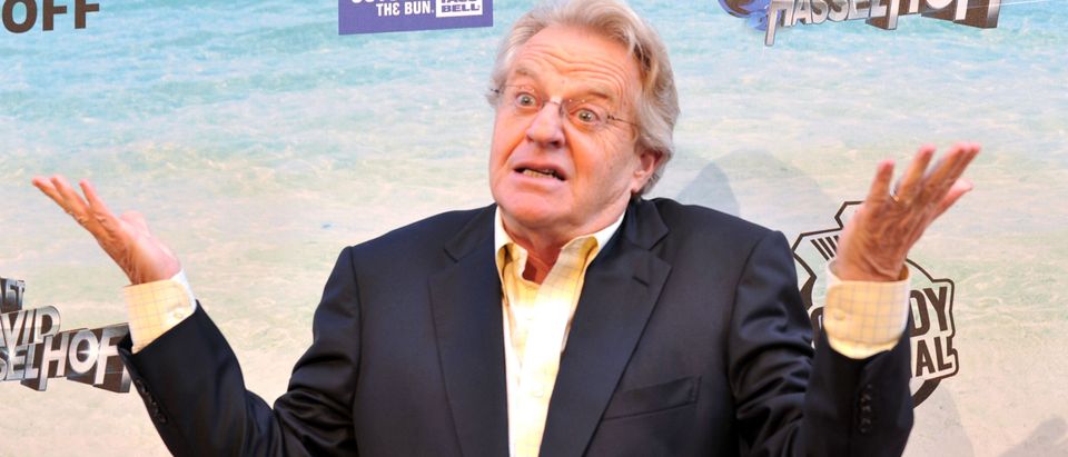 Jerry Springer says Donald Trump won't be president.