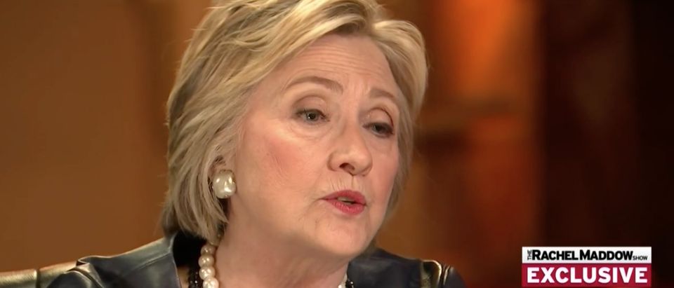 Hillary Clinton, Screen Shot MSNBC, 3-30-2016