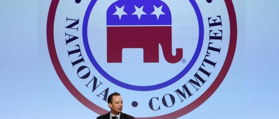 File photo of Republican National Committee Chairman Reince Priebus during a luncheon at the Republican National Committee Spring Meeting at the Diplomat Resort in Hollywood