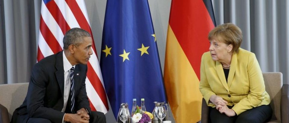 President Obama meets with Chancellor Merkel in Hanover, Germany
