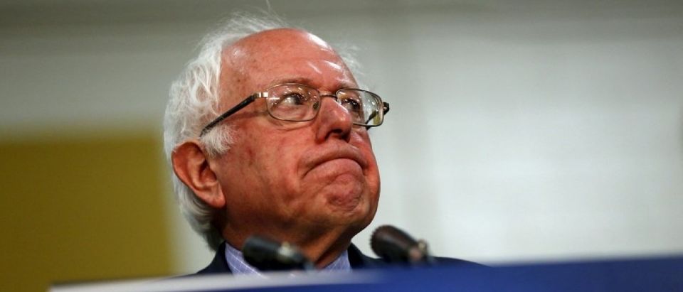 U.S. Democratic presidential candidate Bernie Sanders (I-VT) speaks at a campaign event at Purdue University in West Lafayette, Indiana, U.S., April 27, 2016. REUTERS/Aaron P. Bernstein