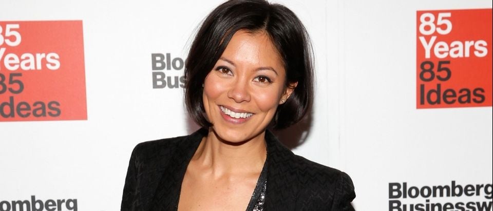 Alex Wagner attends Bloomberg Businessweek's 85th anniversary celebration at the American Museum of Natural History on Dec. 4, 2014 in New York City