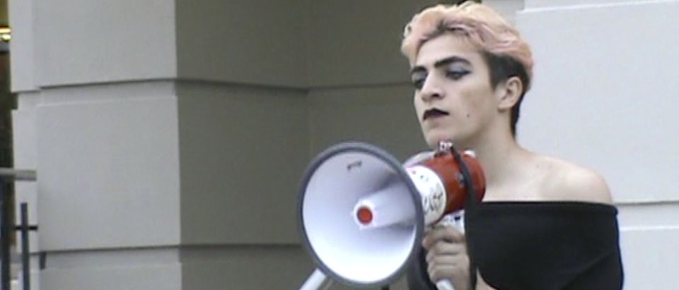 AU Students Protest Milo Yiannopoulos