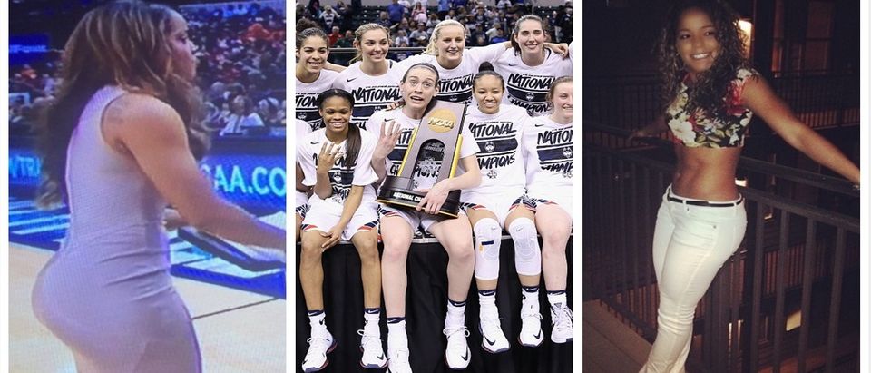 UCONN Ladies Win Another Championship ... Off Strength Of Asst. Coach's HOF Booty (Twitter/Getty Images/Instagram)