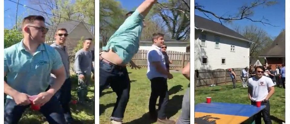 Bro Throws FULL CUP OF BEER Across The Yard, Doesn't Spill, Deserves A Medal (YouTube)