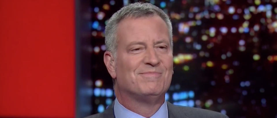Bill de Blasio on MSNBC's "All In with Chris Hayes." April 12, 2016. (Youtube screen grab)