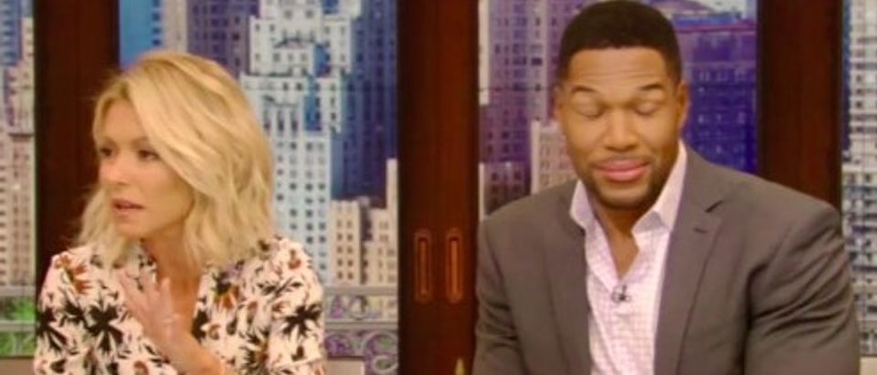 Michael Strahan when Kelly Ripa asked about divorce